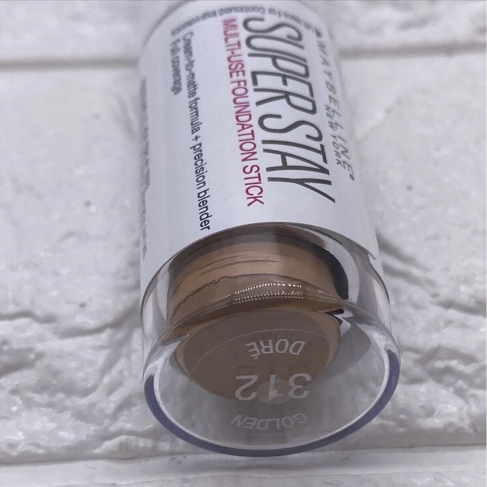 Maybelline Superstay Multi-Use Foundation Stick 0.25 oz GOLDEN 312‎ SEALED